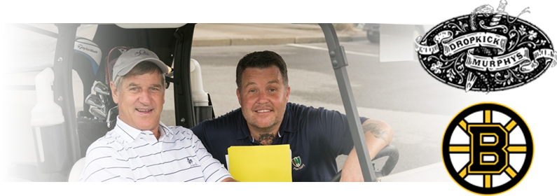 Claddagh Fund Celebrity Golf Tournament, Ken Casey and Bobby Orr